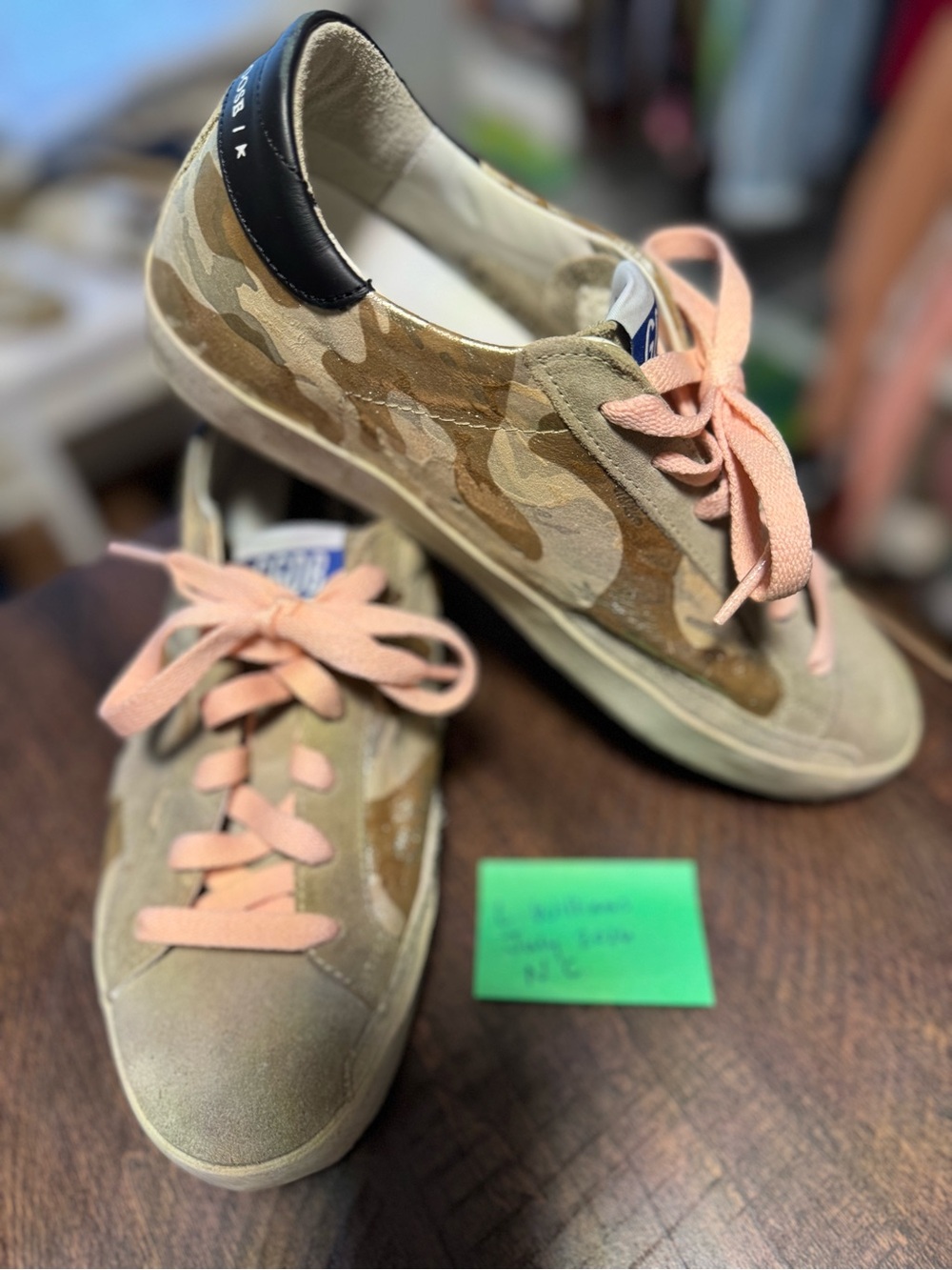 Size 38 Golden Goose Superstar Camo